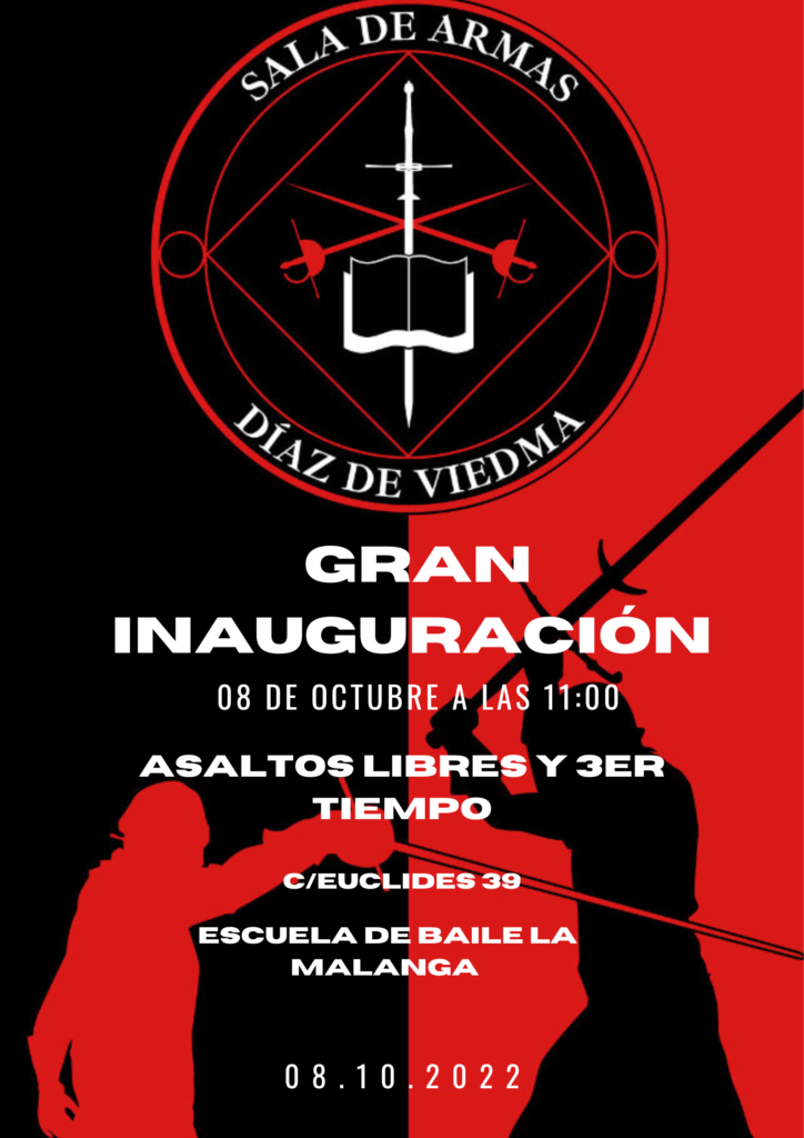 Cartel inaguración